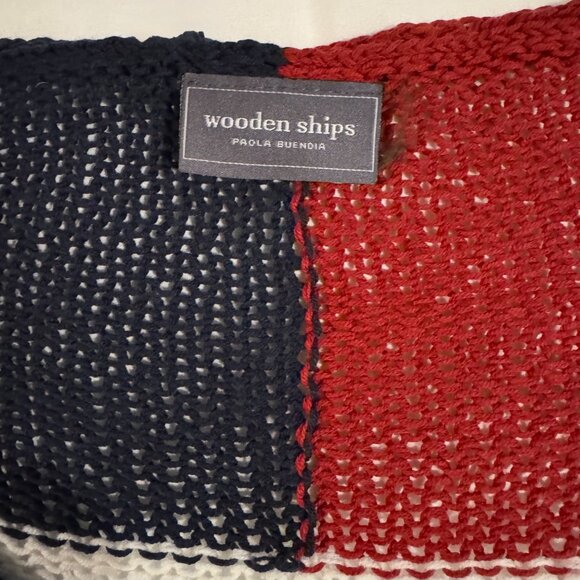 American flag Wooden Ships Sweater - Picture 2 of 2